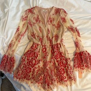 NWT Gianni Bini Lace Romper